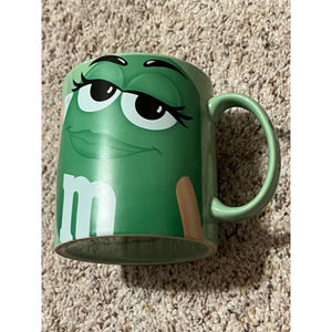 Green M&M Mug